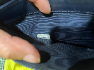 Chanel Blue Denim Timeless Wallet On Chain circa 1990s