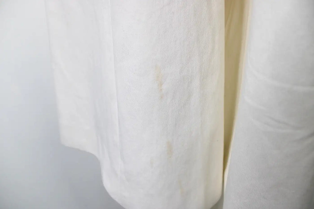 Chanel White Cotton & Tweed Iridescent Wide Leg Jumpsuit