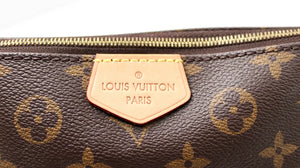 Louis Vuitton Monogram Multi Pochette Accessories With Green Strap