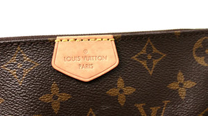 Louis Vuitton Monogram Multi Pochette Accessories With Green Strap