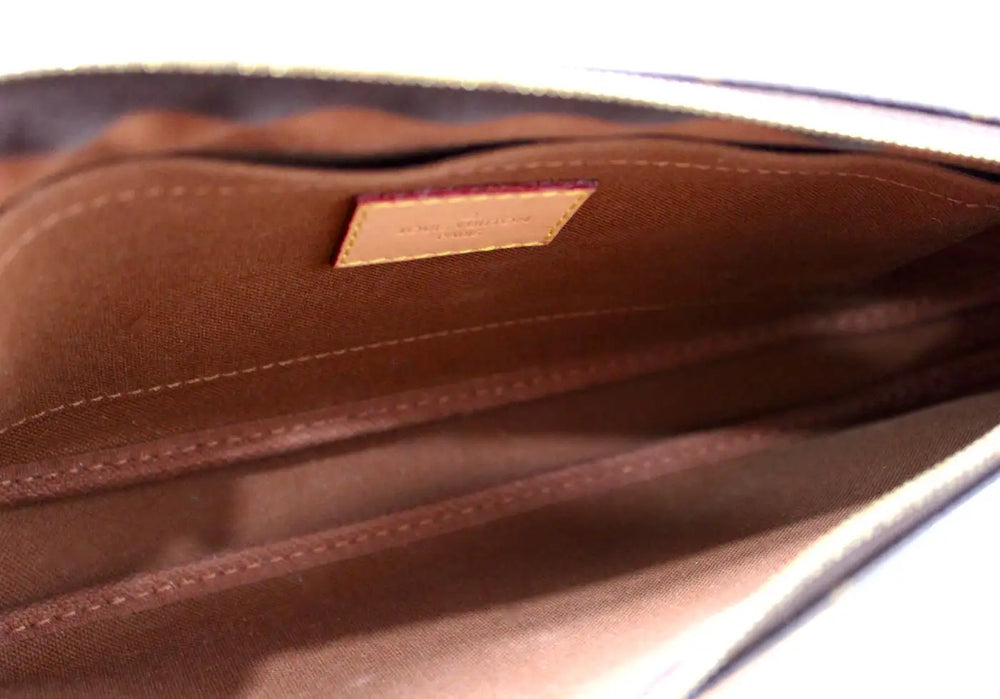 Louis Vuitton Monogram Multi Pochette Accessories With Green Strap
