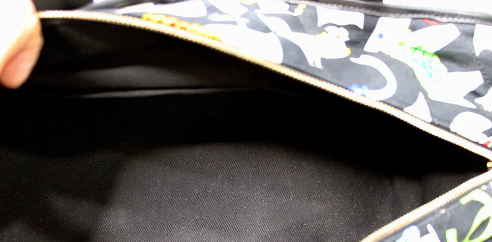 Chanel Canvas Quilted  Animals Motif Handbag circa 2006