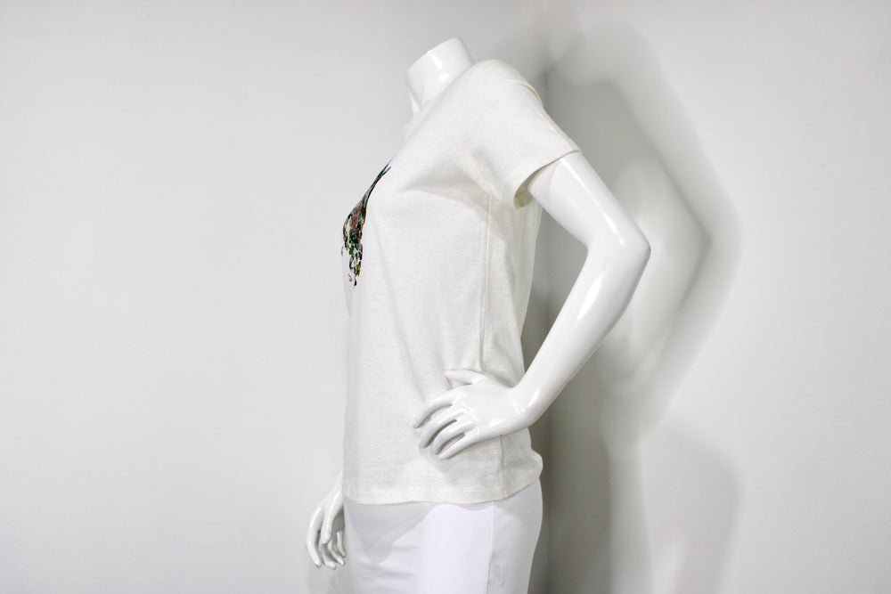 Christian Dior "Le Coeur en Fleurs" Graphic T-Shirt