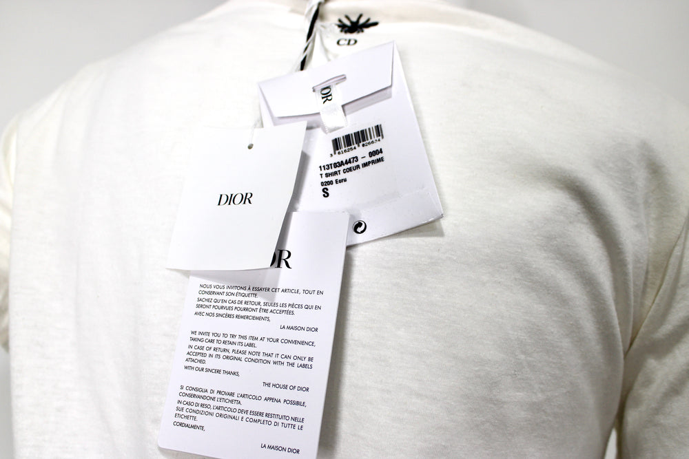 Christian Dior "Le Coeur en Fleurs" Graphic T-Shirt