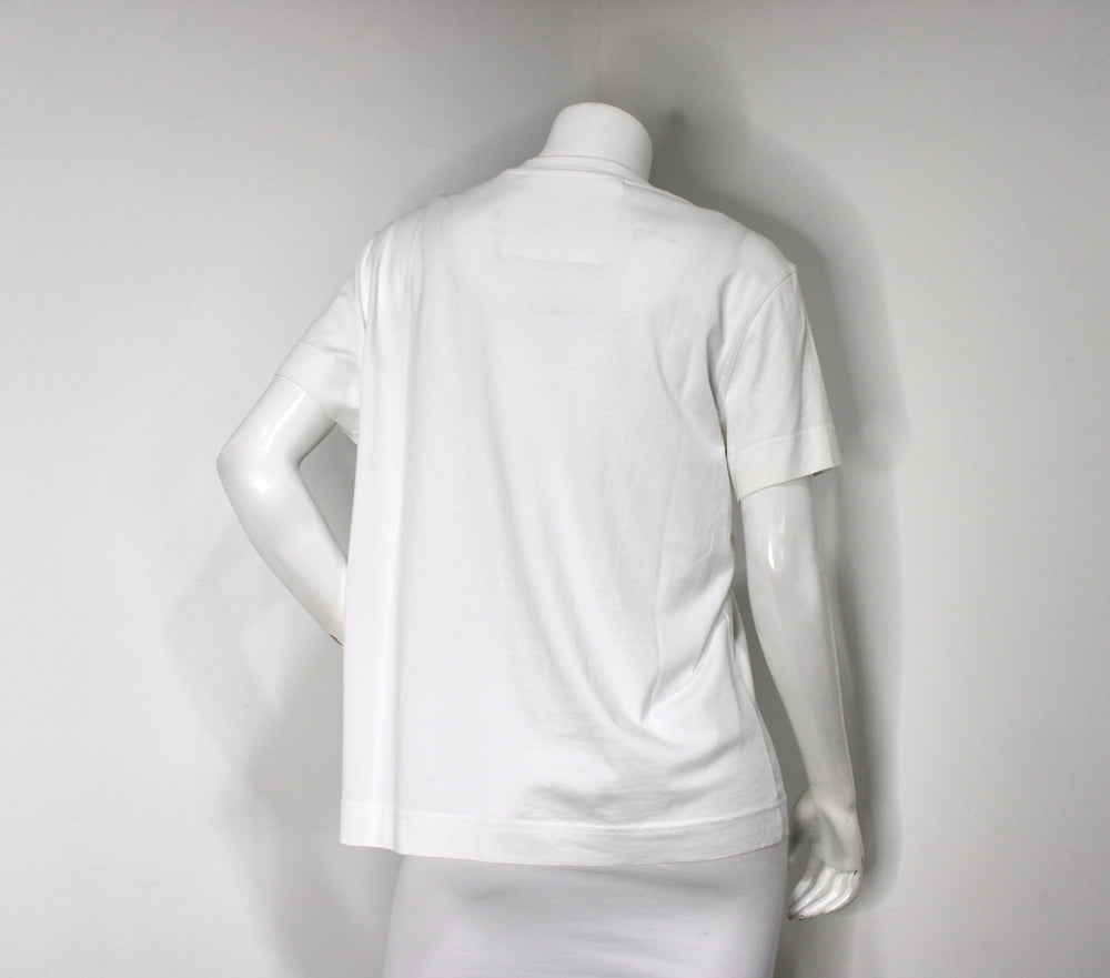 Givenchy Paris Purple Rose Print T-Shirt