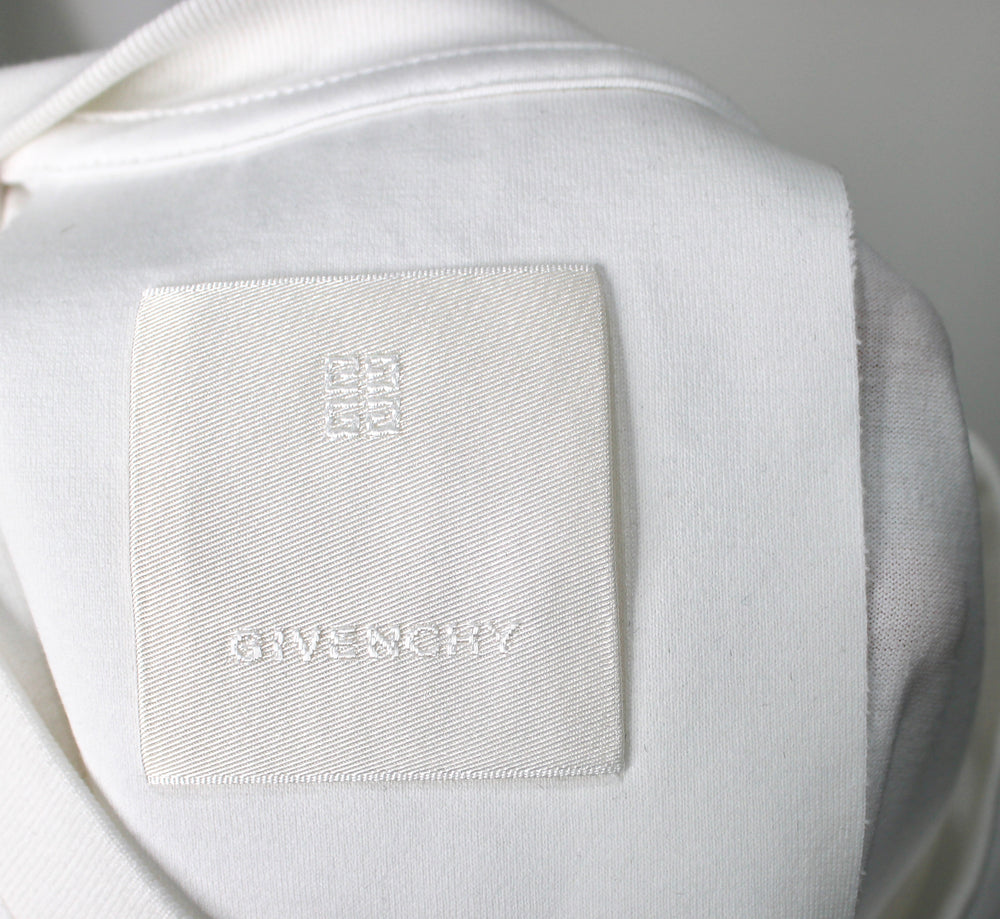 Givenchy Paris Purple Rose Print T-Shirt