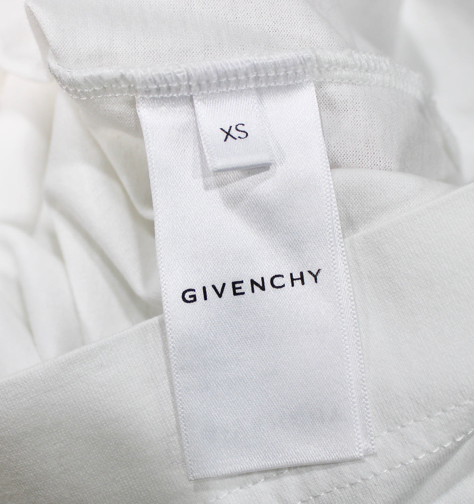 Givenchy Paris Purple Rose Print T-Shirt