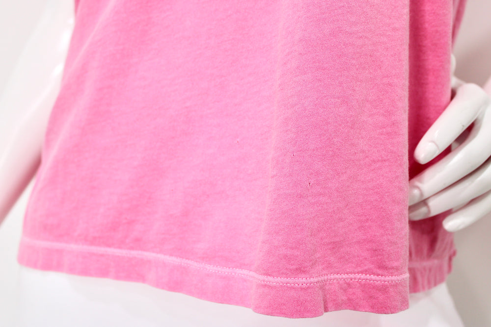Saint Laurent Pink Cotton T-Shirt