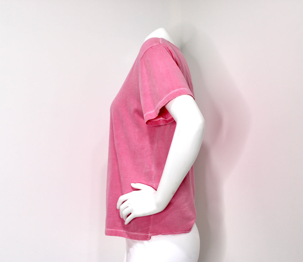 Saint Laurent Pink Cotton T-Shirt