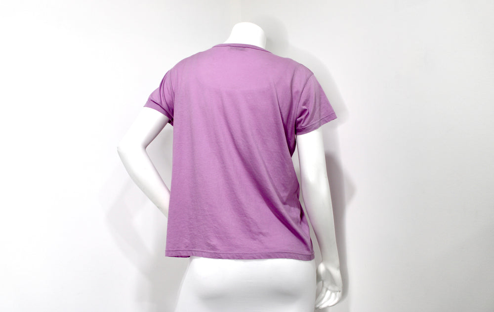 Givenchy Paris Purple Cotton T-shirt