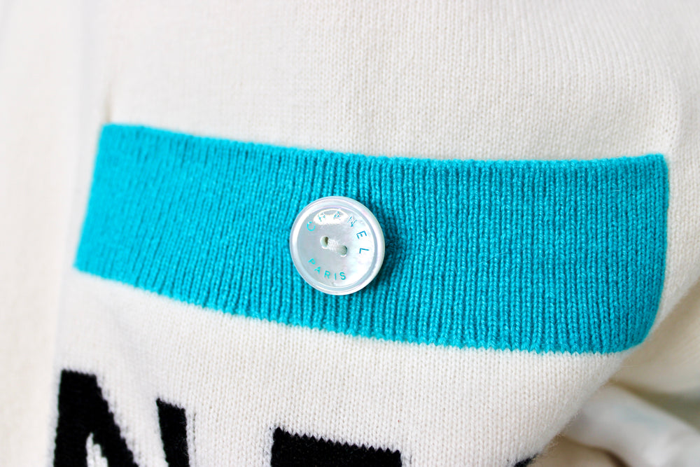 Chanel Cruise La Pausa Cashmere V-Neck Sweater circa 2019