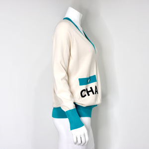 Chanel Cruise La Pausa Cashmere V-Neck Sweater circa 2019