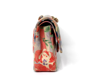 Chanel Medium Floral Lambskin Classic Double-Flap Handbag circa 2009-2010