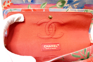 Chanel Medium Floral Lambskin Classic Double-Flap Handbag circa 2009-2010