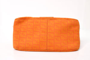 Fendi Orange Mini Mama Zucchino Baguette Bag circa Y2K