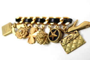 Chanel Lucky Charms Matelasse Cocomark Brooch circa 1994