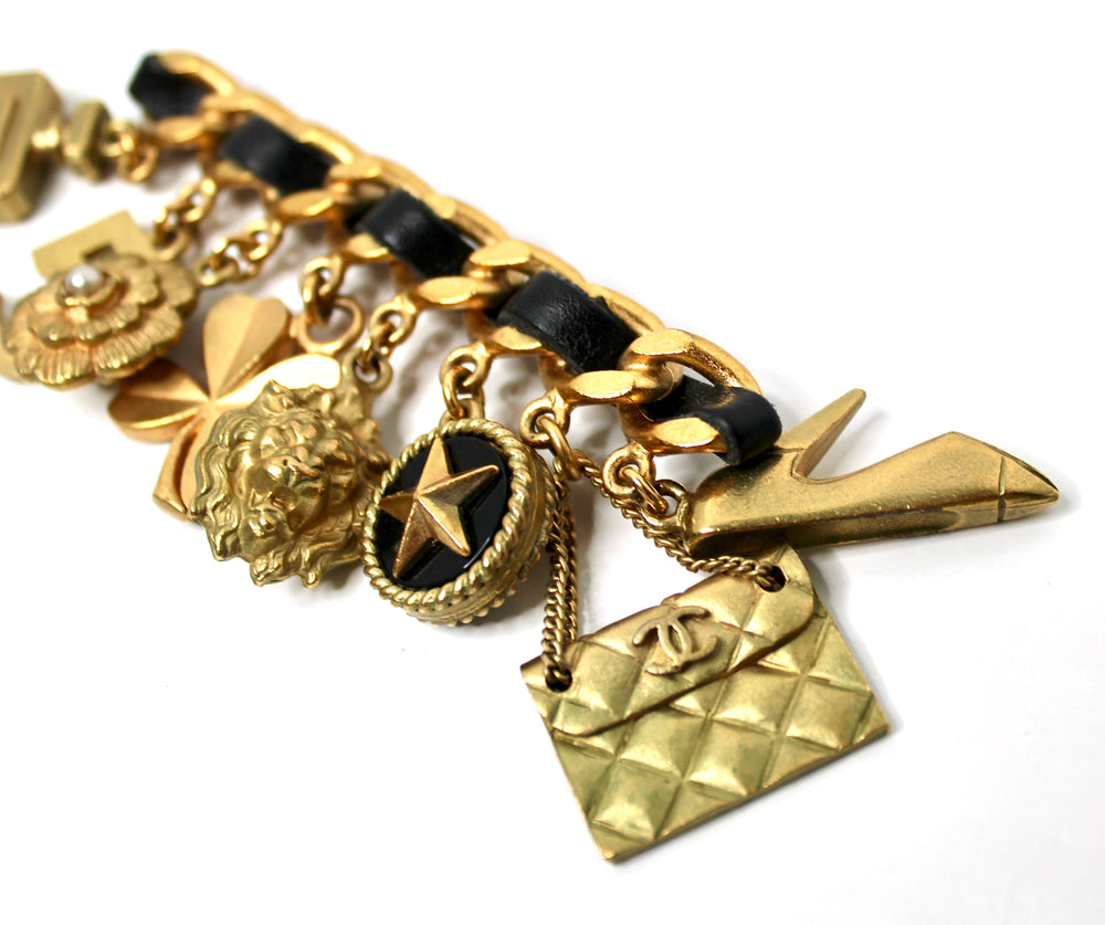 Chanel Lucky Charms Matelasse Cocomark Brooch circa 1994