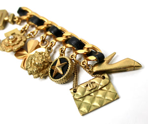 Chanel Lucky Charms Matelasse Cocomark Brooch circa 1994