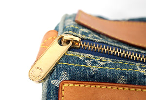 Louis Vuitton Denim Neo Speedy Handbag circa Y2K