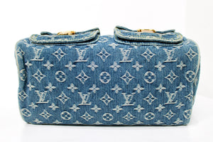 Louis Vuitton Denim Neo Speedy Handbag circa Y2K