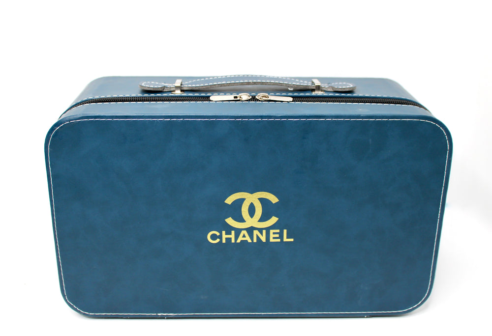 Chanel Black & Gold-Tone Porcelain Coffee & Tea Set