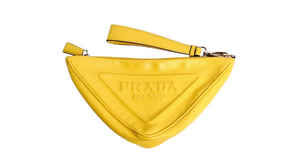 Prada Sole Grace Triangle Leather Pouch