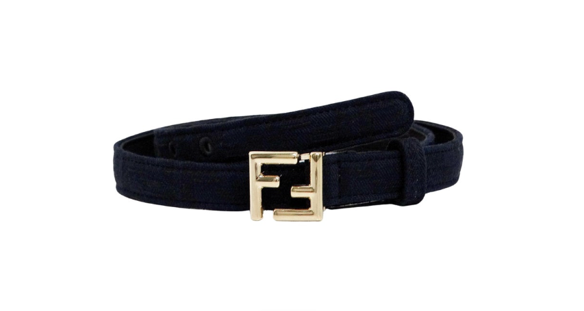 Fendi Logo Two-Toned Belt