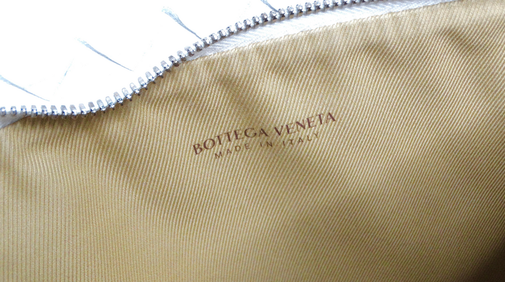 Bottega Veneta Intrecciato Agate Leather Wrist Pouch