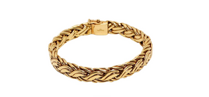 Vintage Tiffany & Co. 18k Yellow Gold Byzantine Bracelet