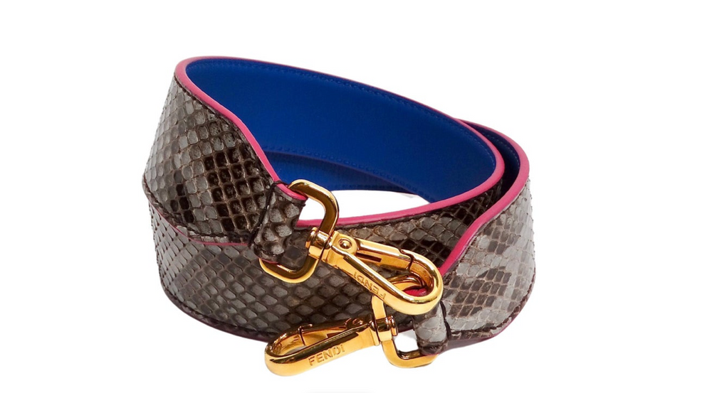 Snakeskin bag strap hotsell