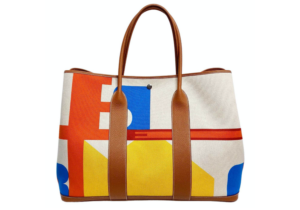 Hermes Capucine Garden Party 49 Voyage Tote Bag