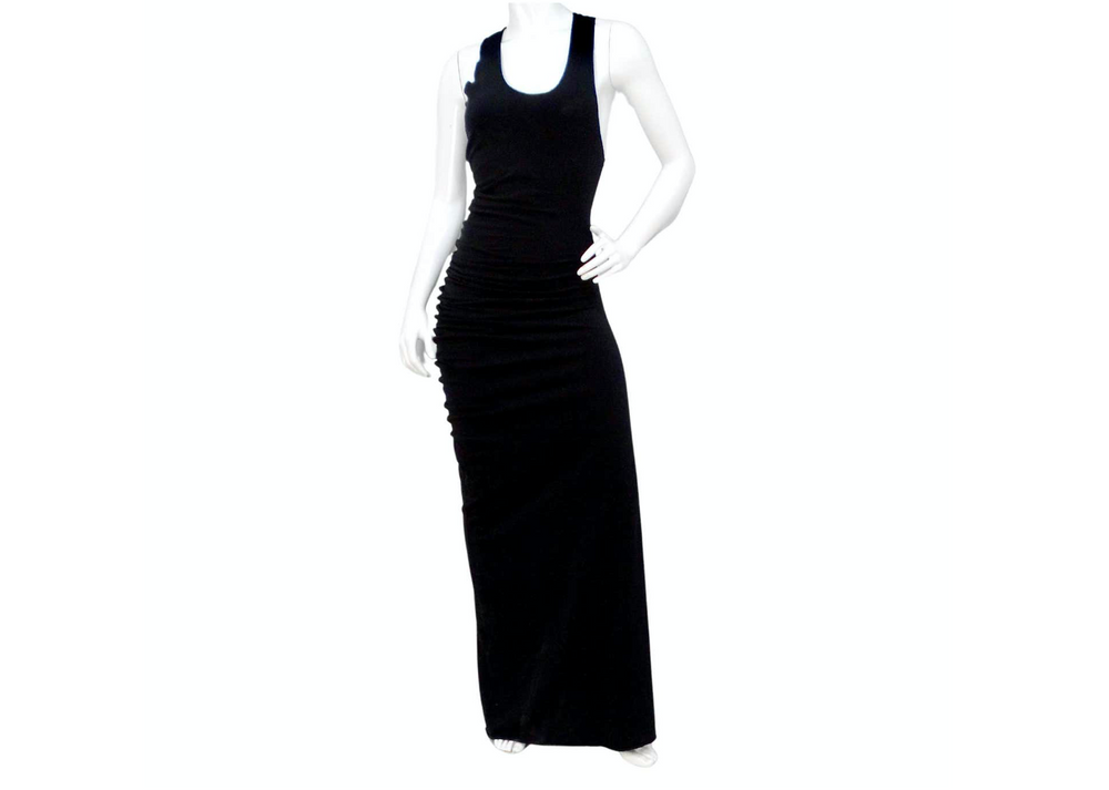 Jean Paul Gaultier Y2K Avant Garde Cotton Black Maxi Dress Vintage by Misty Jean Paul Gaultier Y2K Avant Garde Cotton Black Maxi Dress Vintage by Misty