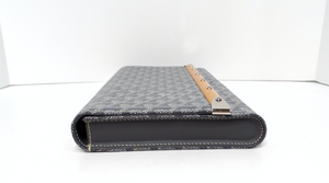 Goyard Monte Carlo Bois Clutch Grey