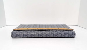 Goyard Monte Carlo Bois Clutch Grey