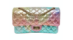 Chanel 2020 Rainbow Metallic Goatskin Small 2.55 Reissue Flap Bag