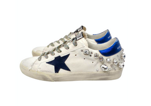 Golden Goose Swarovski Crystal Embellished Super-Star Sneakers