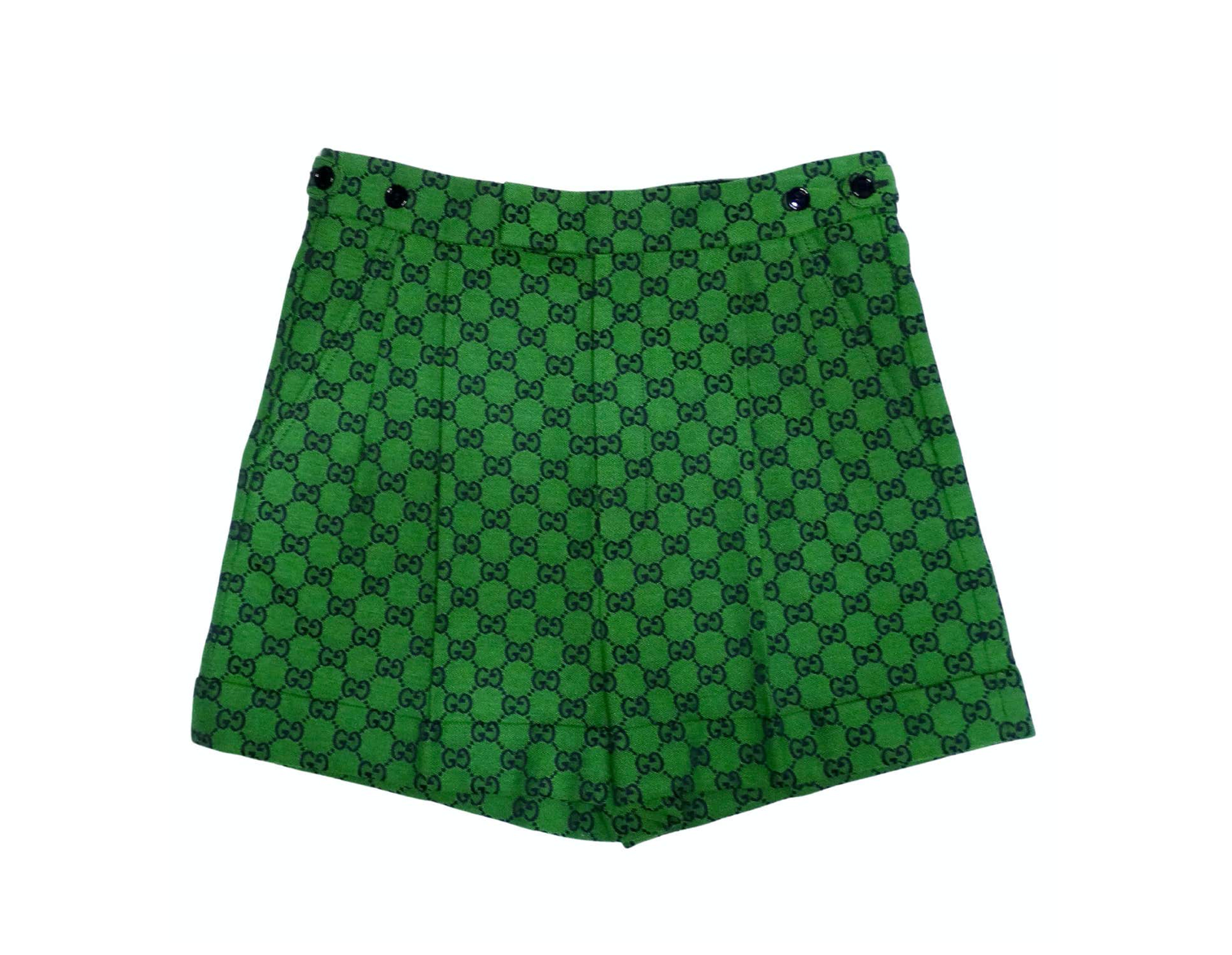 【GUCCI】ショートスリーブ ボクシー ジャケット ライムグリーン Shiny leather boxy jacket in lime green | GUCCI® US
