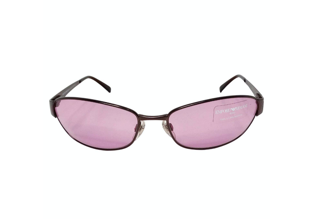 Emporio Armani Y2K Purple Tinted Lens Sunglasses – Vintage by Misty Emporio Armani Y2K Purple Tinted Lens Sunglasses – Vintage by Misty