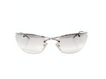 Christian Dior 1990s Flash Grey Tinted Lens Sunglasses