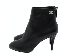 Chanel lambskin boots clearance