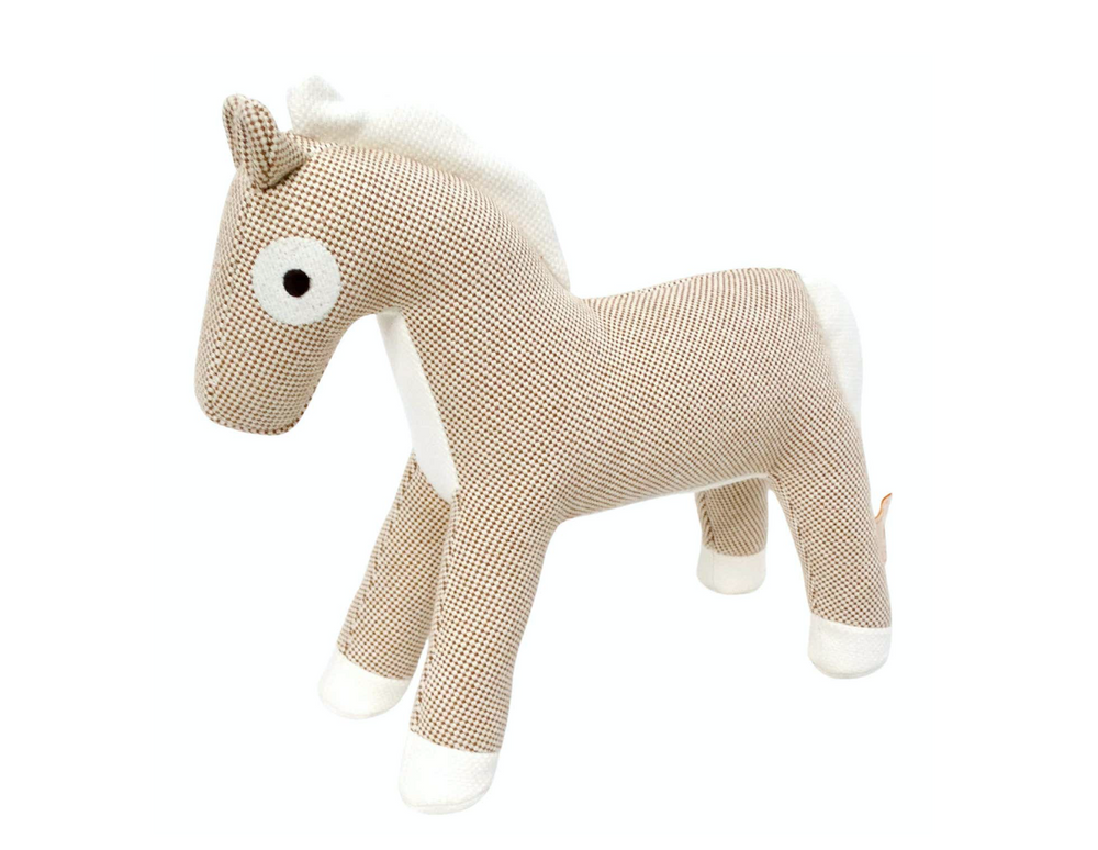 Hermes Cotton Epopee Honore Naturel Horse Plush Toy