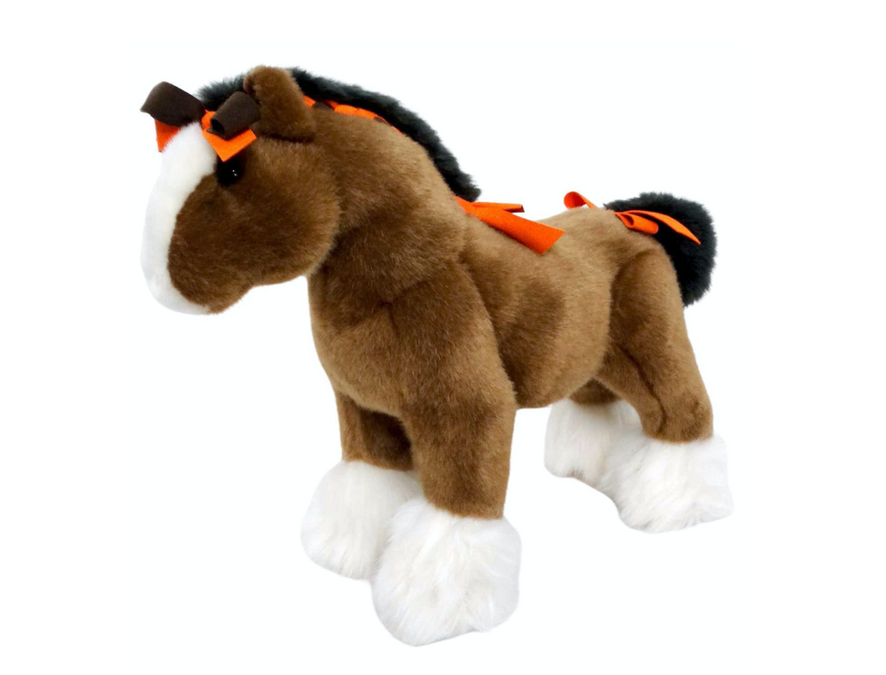 Hermes Cheval Hermy Brown Horse Plush Toy