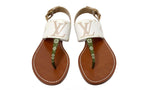 Louis Vuitton Giant Monogram Canvas Strap Sandals