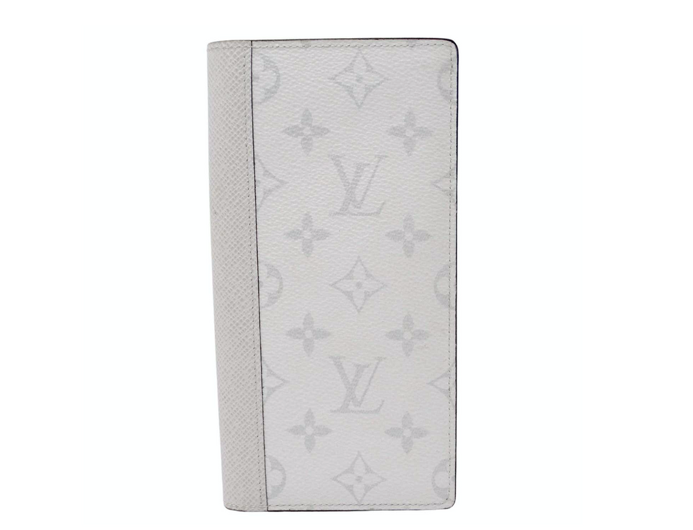 Louis Vuitton Grey Brazza Monogram Canvas Leather Wallet