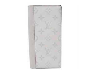 Louis Vuitton Grey Brazza Monogram Canvas Leather Wallet