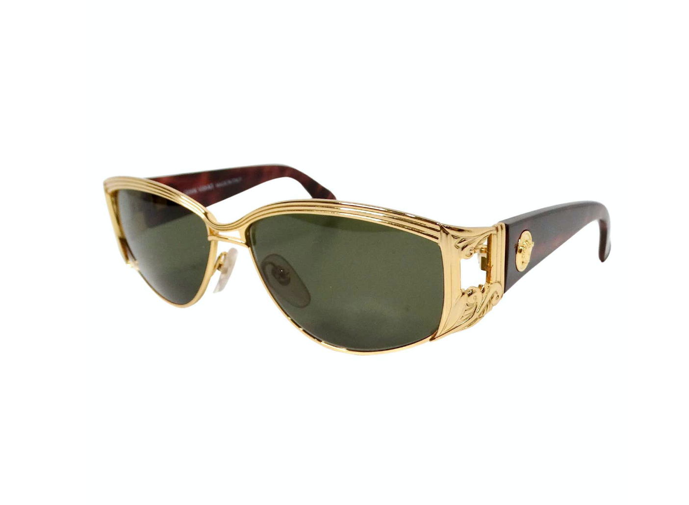 GIANNI VERSACE サングラス　ヴィンテージ VINTAGE 90S GIANNI VERSACE SUNGLASSES GOLD/BLACK | eBay