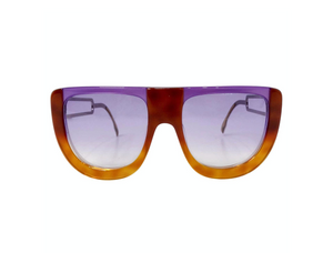 Fendi Spring 2011 Runway Brown & Purple Transparent Oversized Sunglasses