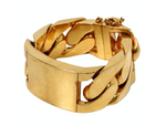 Phoebe Philo for Celine Large ID Gold-Plated Brass Curb Link Bracelet