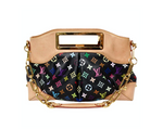 Louis Vuitton x Takashi Murakami Y2K Black Monogram Judy Clutch Shoulder Bag