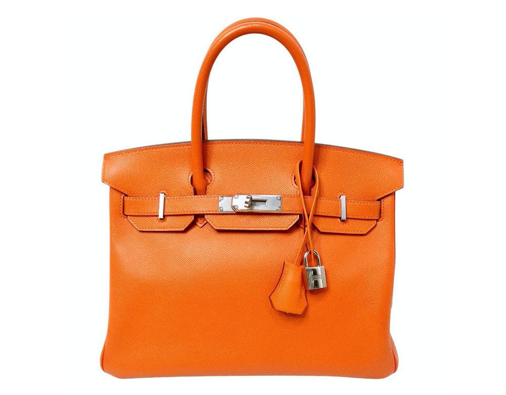 2011 Hermes Birkin Orange Epsom Leather Handbag